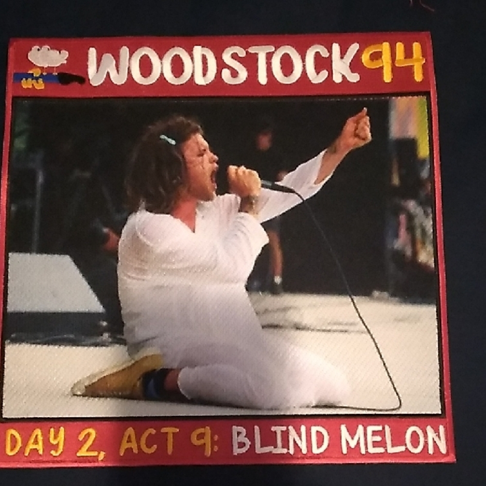 Woodstock 94 Blind Melon Back Patch